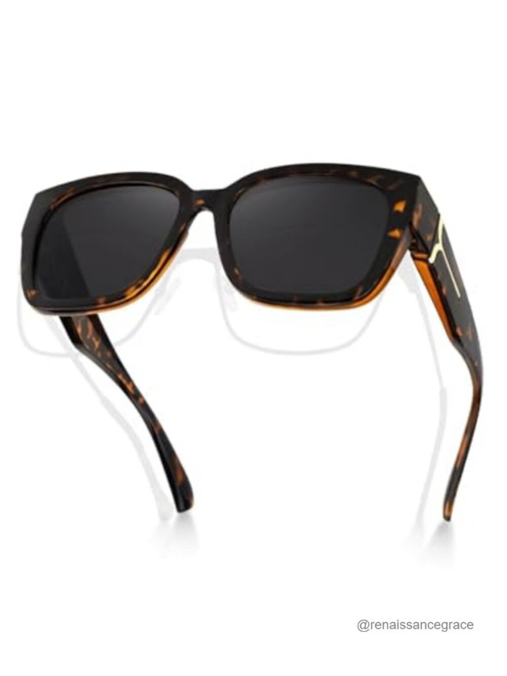 Polarized Fit Over Glasses Sunglasses for Women UV400 TR90